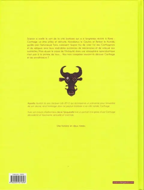 Verso de l'album Les Voleurs de Carthage Tome 2 La Nuit de Baal-Moloch