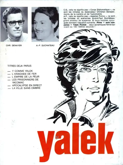 Verso de l'album Yalek Tome 6 La ville sans ombre