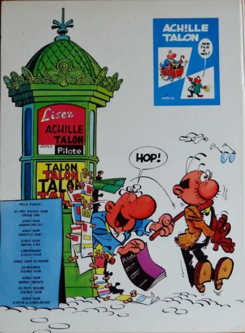 Verso de l'album Achille Talon Tome 5 L'indispensable Achille Talon