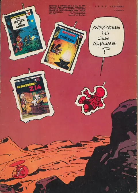Verso de l'album Les aventures d'Attila Tome 4 La merveilleuse surprise d'Odée