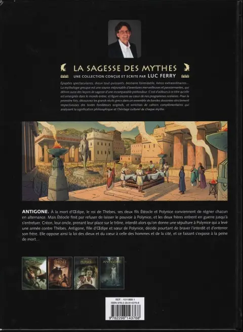 Verso de l'album Antigone