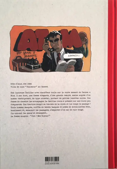 Verso de l'album Atom Agency Tome 1 Les Bijoux de la Bégum