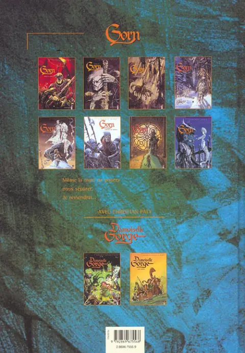Verso de l'album Gorn Tome 3 La danse des Damnés
