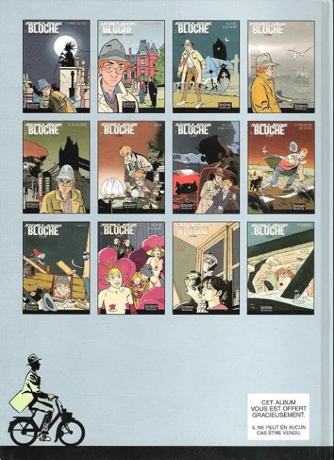 Verso de l'album Jérôme K. Jérôme Bloche Tome 1 L'ombre qui tue