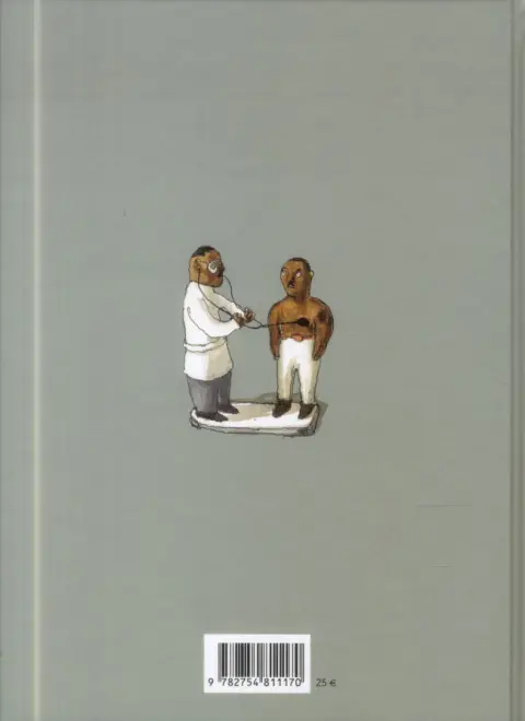 Verso de l'album Journal d'un fantôme
