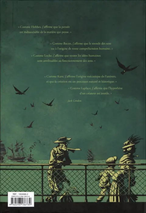 Verso de l'album Le Loup des Mers