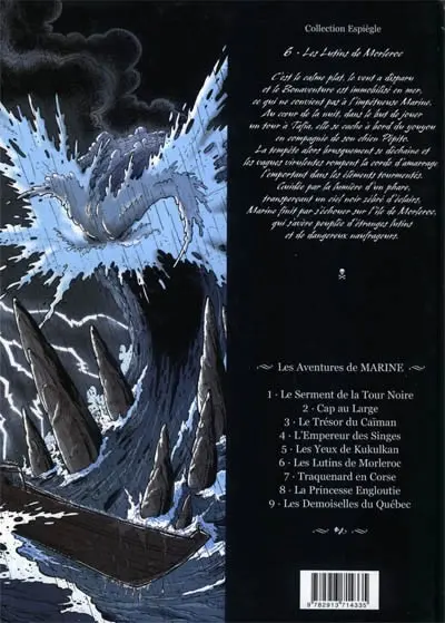 Verso de l'album Marine Tome 6 Les lutins de Morleroc