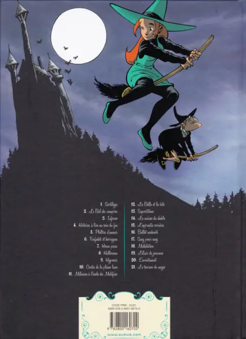 Verso de l'album Mélusine Tome 2 Le bal des vampires