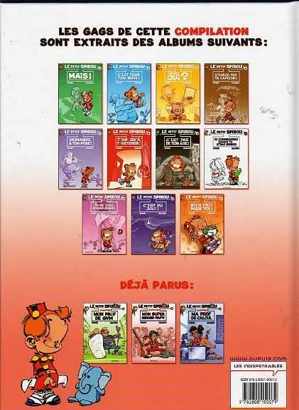 Verso de l'album Le Petit Spirou présente... Tome 2 Mon super Grand-Papy