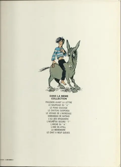 Verso de l'album Philémon Tome 8 Philémon à l'heure du second T