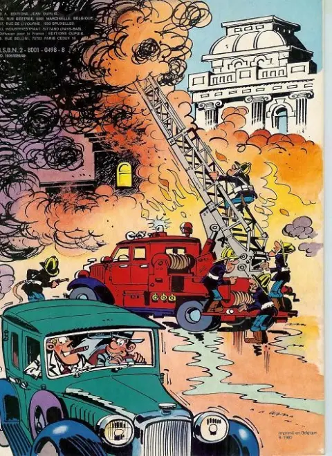 Verso de l'album Sammy Tome 7 Les gorilles au pensionnat