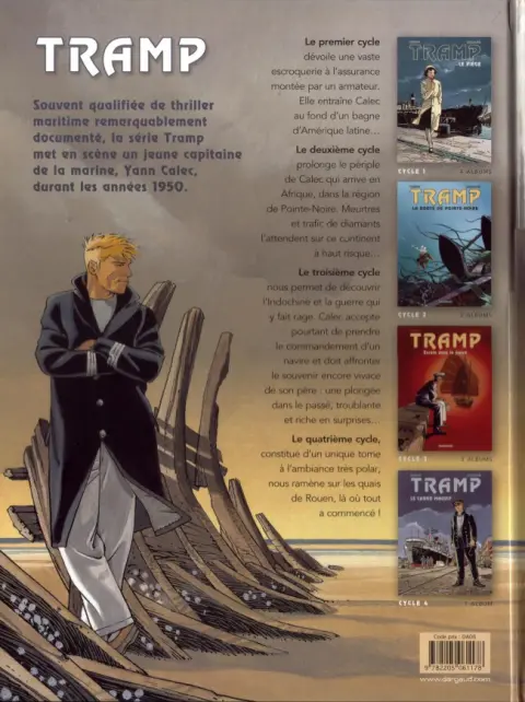 Verso de l'album Tramp Tome 9 Le Trésor du Tonkin