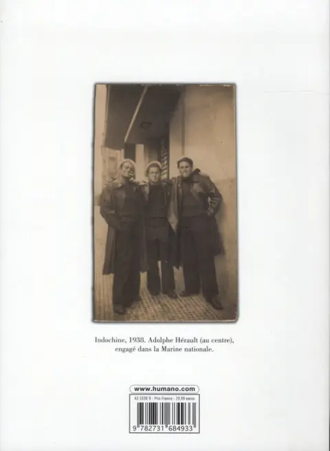 Verso de l'album Vagues à l'âme
