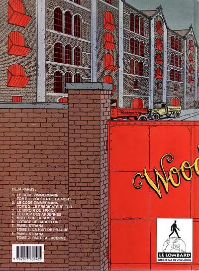 Verso de l'album Victor Sackville Tome 5 Mort sur la Tamise