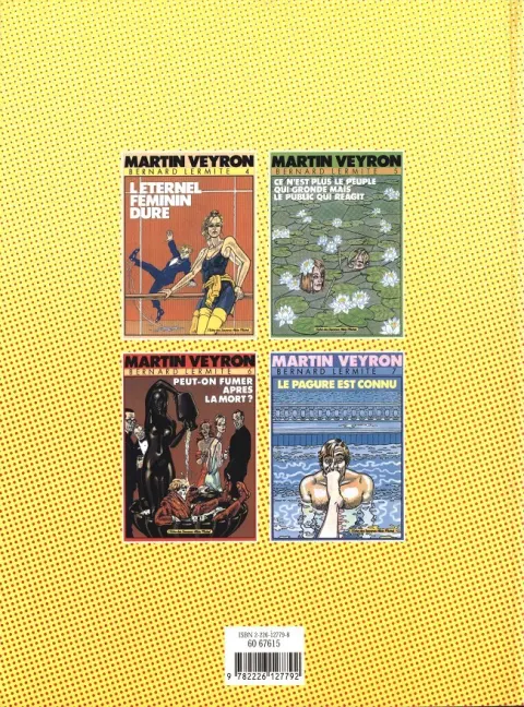 Verso de l'album Bernard Lermite en complet Tome 2