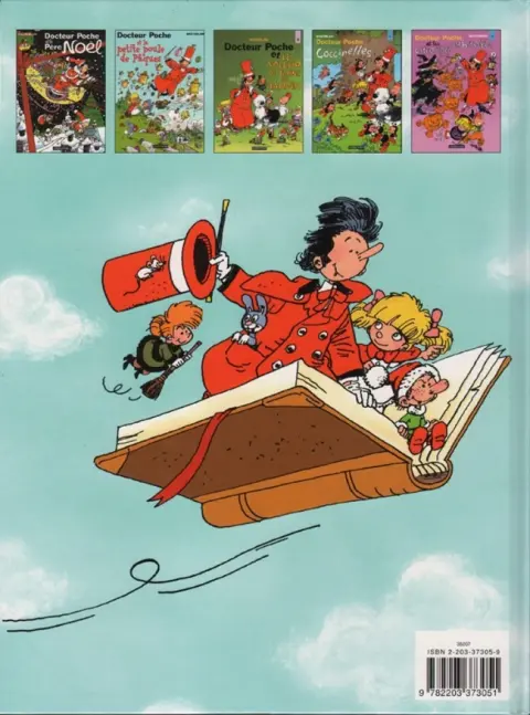 Verso de l'album Docteur Poche Tome 14 Docteur Poche et les citrouilles ensorcelées