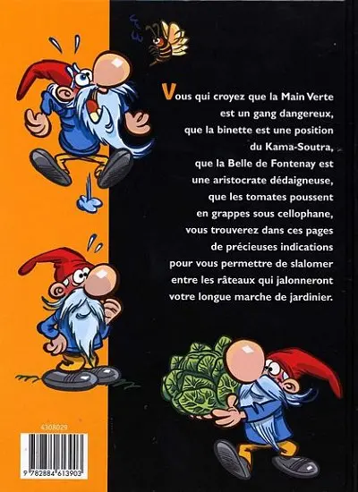 Verso de l'album Le Petit Guide humoristique ... Le Petit Guide illustré du Jardinage