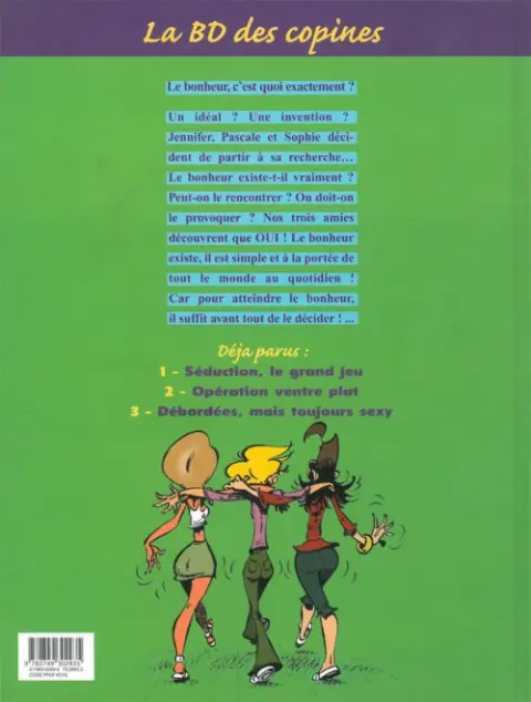 Verso de l'album La Bd des copines Tome 4 Le bonheur quand je veux