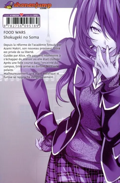 Verso de l'album Food Wars ! 17