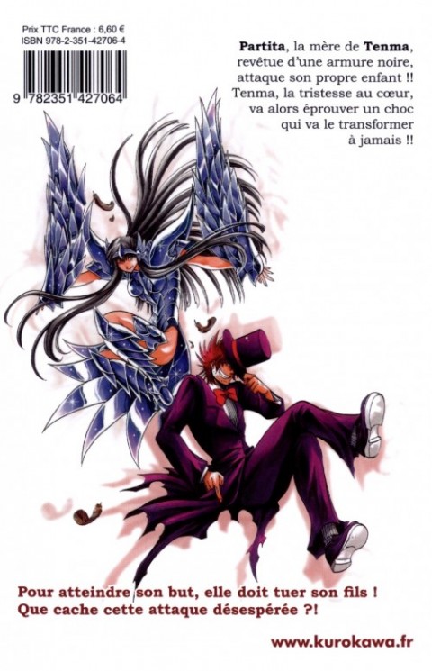 Verso de l'album Saint Seiya the lost canvas 22