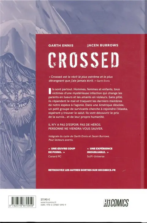 Verso de l'album Crossed Intégrale
