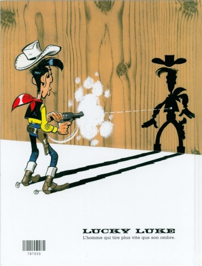 Verso de l'album Lucky Luke Tome 57 Nitroglycérine