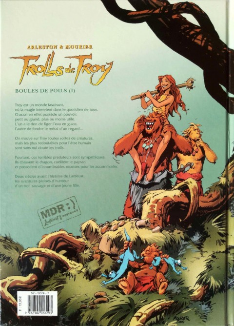 Verso de l'album Trolls de Troy Tome 15 Boules de poils (I)
