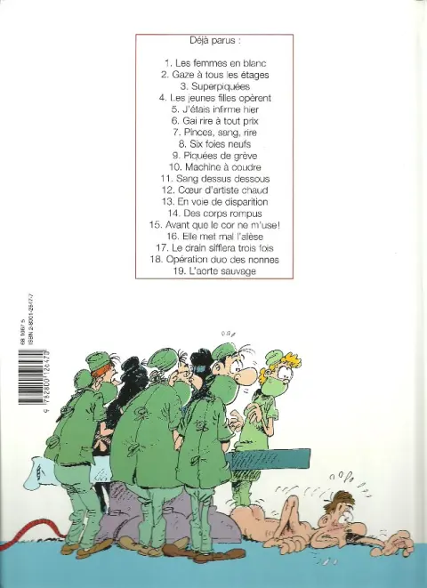 Verso de l'album Les Femmes en Blanc Tome 18 Opération duo des nonnes