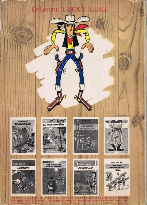 Verso de l'album Lucky Luke Tome 15 L'évasion des Dalton