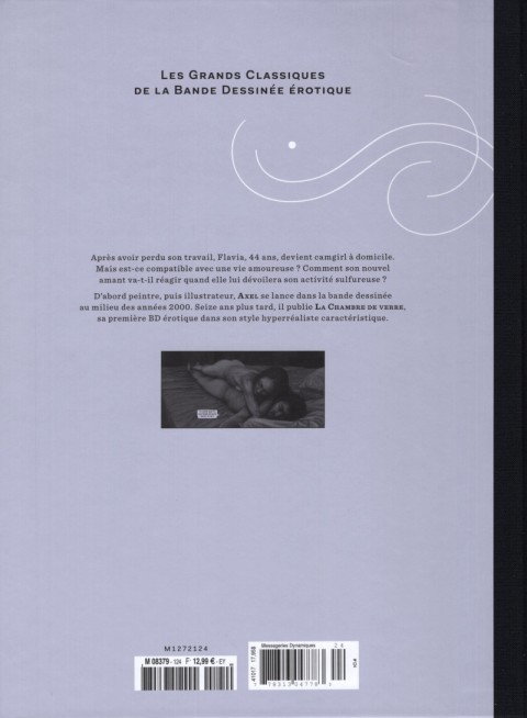 Verso de l'album Les Grands Classiques de la Bande Dessinée Érotique - La Collection Tome 124 La chambre de verre