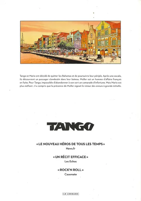 Verso de l'album Tango Tome 3 À l'ombre du Panama