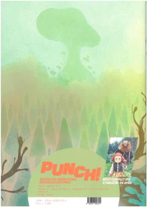 Verso de l'album Punch ! 1 Minimage