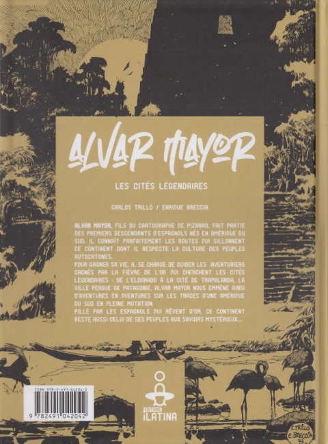 Verso de l'album Alvar Mayor Tome 1 Les cités légendaires
