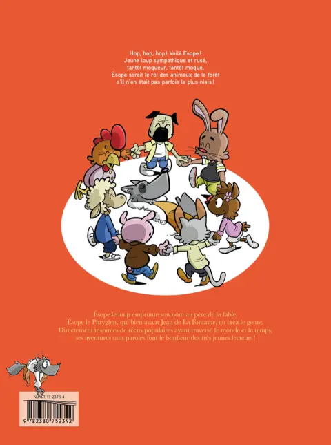 Verso de l'album Ésope le loup Tome 1 Promenons-nous dans les bois