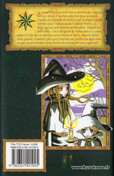 Verso de l'album Chocola & Vanilla - Sugar Sugar Rune 3