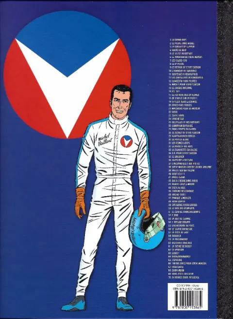 Verso de l'album Michel Vaillant Tome 42 300 à l'heure dans Paris