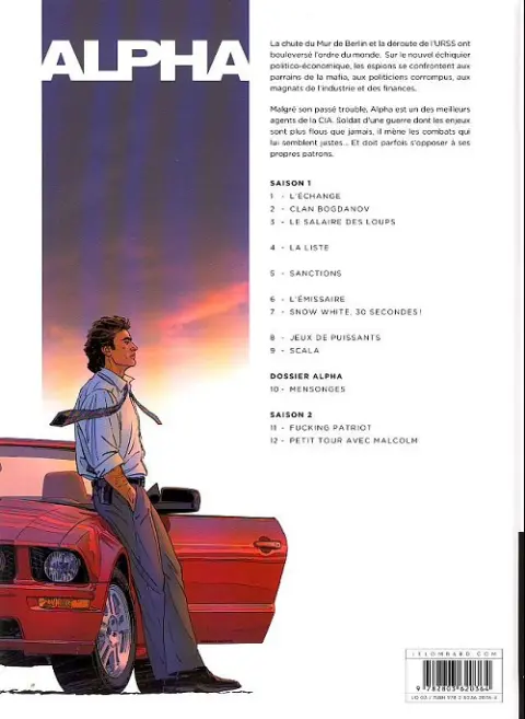 Verso de l'album Alpha Tome 8 Jeux de puissants