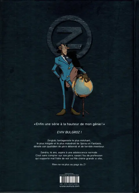 Verso de l'album Zorglub Tome 1 La fille du Z