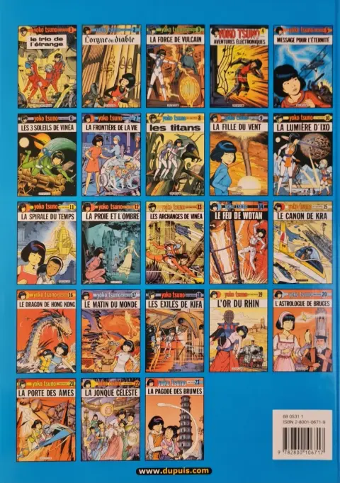 Verso de l'album Yoko Tsuno Tome 6 Les 3 soleils de Vinéa