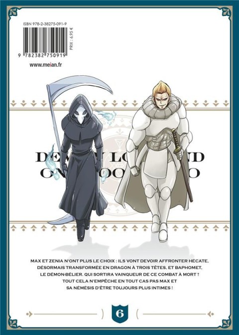 Verso de l'album Demon lord & one room hero 6