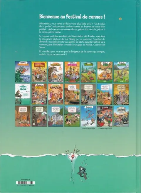 Verso de l'album Les Fondus Tome 5 Les fondus de la pêche