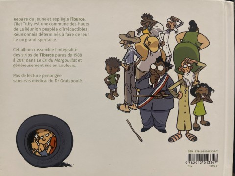 Verso de l'album Tiburce L'intégrale 1