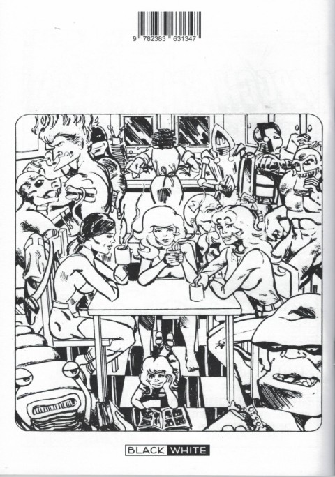 Verso de l'album Savage Dragon Graphic Fantasy