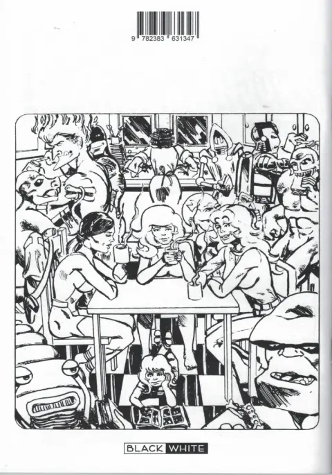 Verso de l'album Savage Dragon Graphic Fantasy