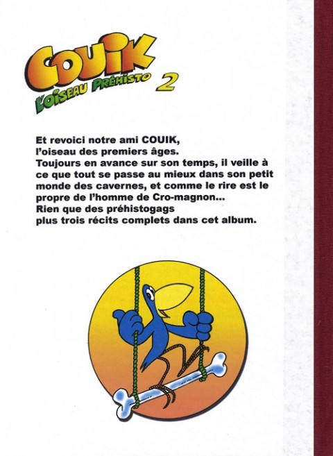 Verso de l'album Couik Tome 2