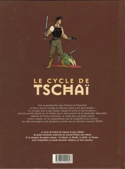 Verso de l'album Le Cycle de Tschaï Tome 2 Le Chasch - volume II