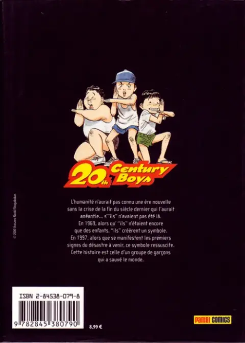 Verso de l'album 20th Century Boys 1