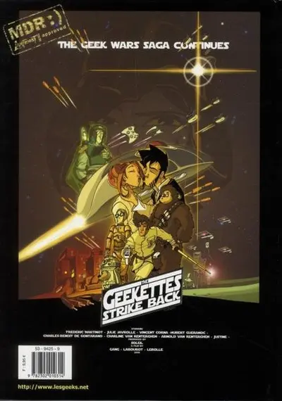 Verso de l'album Les Geeks Tome 5 Les geekettes contre-attaquent