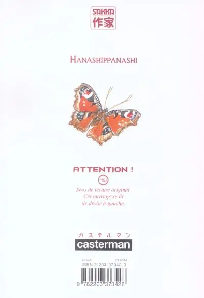 Verso de l'album Hanashippanashi 2 Patati Patata