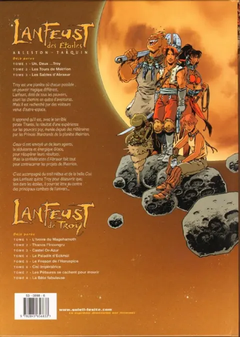 Verso de l'album Lanfeust des Étoiles Tome 3 Les sables d'Abraxar